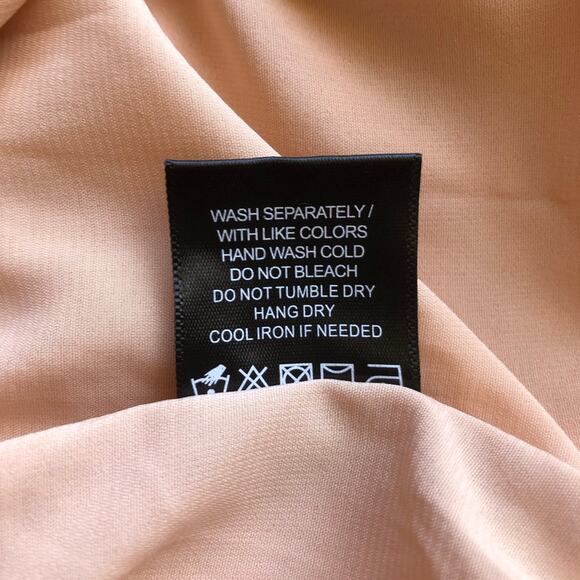 NBD Camari Lace Up Midi Dress Pink Zip Back Adjustable Shoulder Strap Small NWT - Picture 12 of 13